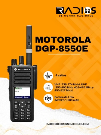 Radio de Comunicación Motorola DGP-8550E